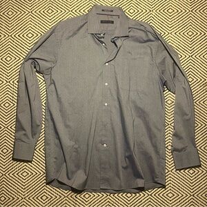 Tommy Hilfiger Mens Button Up gray classic